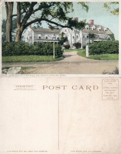 SOUTH SUDBURY MA LONGFELLOW'S WAYSIDE INN hotel ANTIQUE POSTCARD