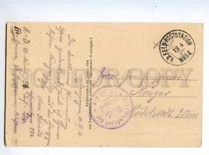 247904 FRANCE VOUZIERS church german WWI military post #54