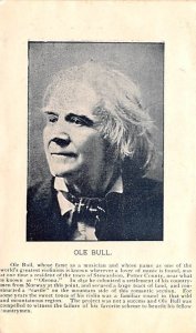 Ole Bull Great Violinist 1905 