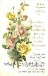 Wohlauf German Postcard Germany Post Card