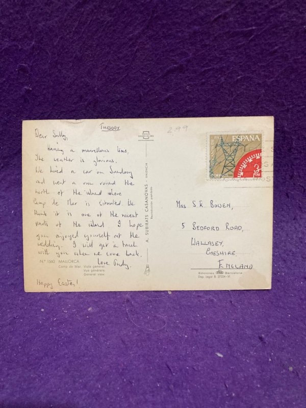 Spain Mallorca Camp de Mar vista general posted