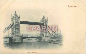 Old Postcard London Tower Bridge