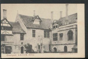 Wiltshire Postcard - Courtyard, Lacock Abbey      RS16237