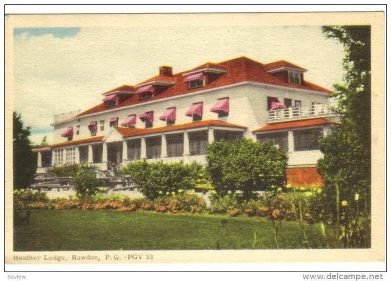 RAWDON, Quebec, Canada, 1900-1910's; Heather Lodge