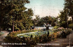 Minnesota St Paul Como Park Lily Pond 1909