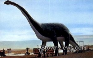 Wall Drug's Dinosaur - South Dakota SD Postcard