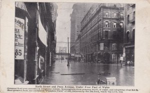 Pennsylvania Pittsburgh Pumpkin Flood Of 1832 Sixth Street and Penn Avenue