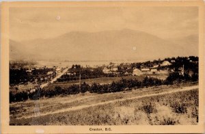 Creston BC British Columbia Unused Alberta News Ltd Photo Tex Postcard H55