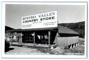 1954 The Country Store Renfro Valley Kentucky KY RPPC Photo Vintage Postcard