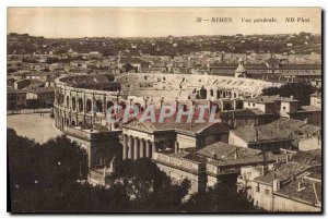 Postcard Old Nimes General view