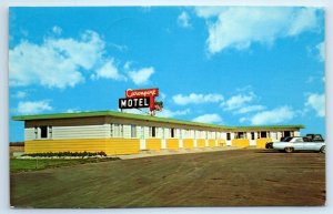 CARONPORT, Saskatchewan Canada ~ CARONPORT MOTEL Roadside 1973 Postcard