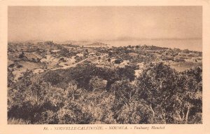 FAUBOURG BLANCHOT NOUMEA NEW CALEDONIA OCEANIA POSTCARD (c. 1920s)