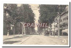 Tours Old Postcard Avenue de Grammont