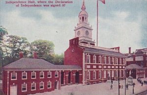 Pennsylvania Philadelphia Independence Hall Where The Declaration Of Independ...