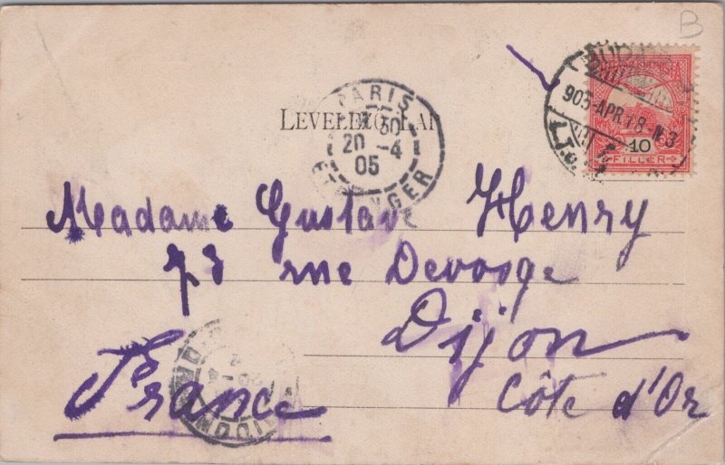 Hungary Budapest Vigszinhaz Vintage Postcard C064