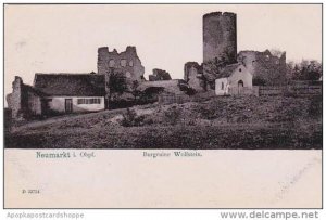 German Neumarkt in der Oberpfalz Burgruine Wolfstein