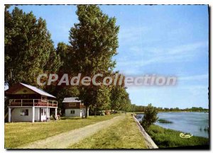 Postcard Modern Camping Place Uchizy His Chalets Savoyards