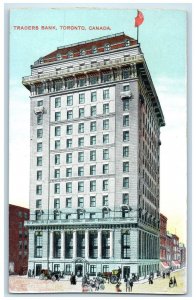 c1910 Traders Bank Building Toronto Ontario Canada Antique Unposted Postcard