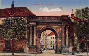 Germany Osnabrueck Hegertor Gate vintage postcard