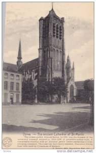 Ypres, The ancient Cathedral of St. Martin, West Flanders, Belgium, 10-20s