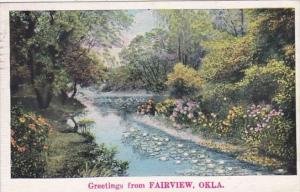 Oklahoma Greetings From Fairview 1936