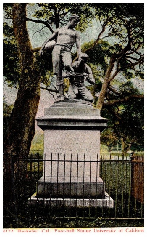 California  Berkeley  , Football Statue ,  University California