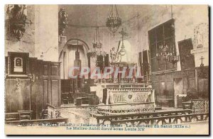 Postcard Old St Savin H P Interior of the Church of Holy Tomb The high high a...