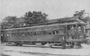 Buffalo & Lake Erie Traction Co. Railroad, Train Postcard