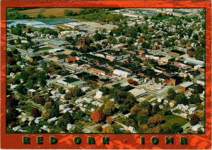 Red Oak, IA Iowa  CITY BIRD'S EYE/AERIAL VIEW  Montgomery County  4X6 Postcard