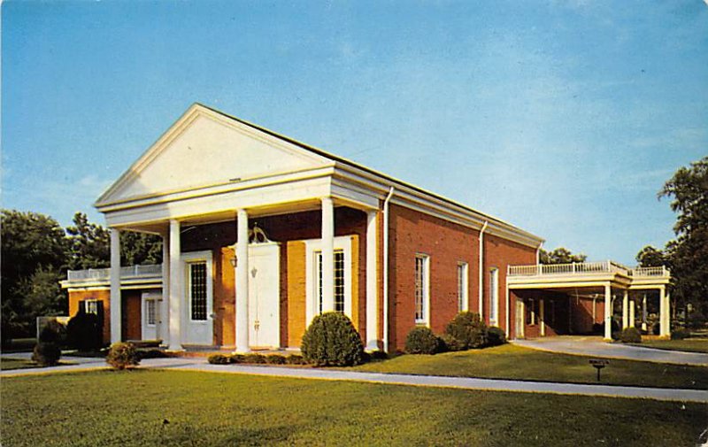 Funeral Home Post Card Jernigan-Warren Funeral Home Fayetteville, NC USA Unused