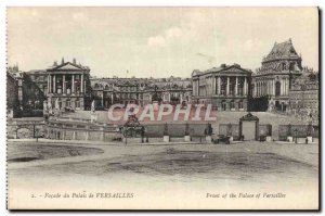 Old Postcard Versailles Palace Facade