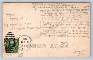 J87/ Bascom Ohio RPPC Postcard c1910 Pavilion Meadowbrook Park 736