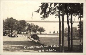 Orillia Ontario ON Couchiching Inn Real Photo RPPC Vintage Postcard