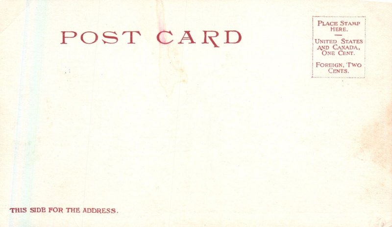 Vintage Postcard Library of Congress Building Historic Landmark Washington D. C.