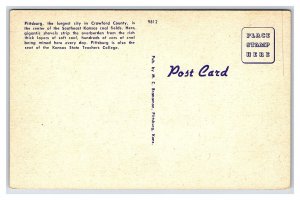 Postcard U. S. Post Office Pittsburg Kansas