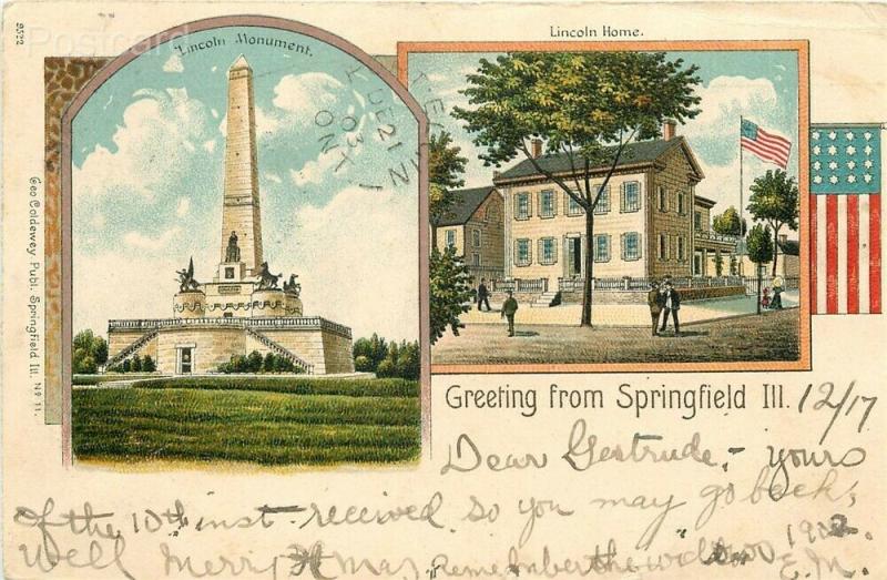 IL, Springfield, Illinois, Lincoln Home and Monument, George Coldeway