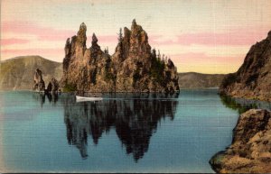 Oregon Crater Lake National Park Handcolored Albertype