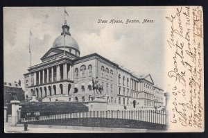 Massachusetts BOSTON State House - pm1906 Und/B