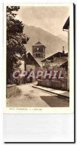 Old Postcard Samoens the church