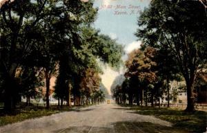 No. 82 Main Street, Street Scene, Keene, NH c1909 Antique Postcard F24 