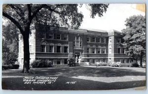 Des Moines Iowa IA Postcard RPPC Photo Music Conservatory Drake University c1940