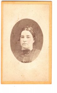 Small Portrait Photograph of Woman, JA McCracken, Glencoe, Ontario