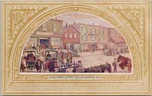 Clark Street Lawrence Earle Painting Central Trust Co. Chicago IL Postcard E60