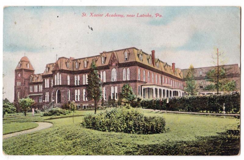 St Xavier Academy Latrobe Pa Hippostcard