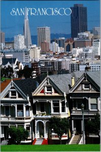 Continental Postcard Steiner Street Homes San Francisco, California CF3