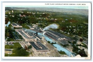 c1930's Flint Plant Chevrolet Motor Company Flint Michigan MI Postcard