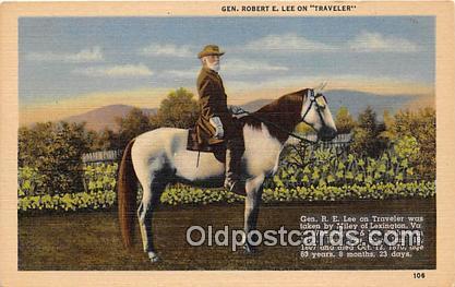 Gen Robert E Lee Traveler Political Postcard Post Card Traveler Postcard Post...