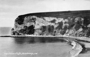 uk50933 culver cliff bembridge isle of wight real photo uk