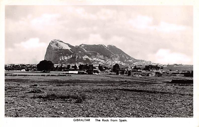 The Rock from Spain Gibraltar Unused 