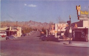 Postcard; Boulder City NV, Arizona Street Scene, Nava-Hopi Trading Post Unposted